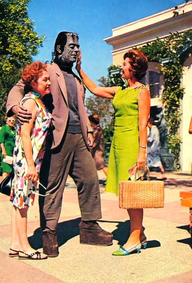 1968 Frankenstein in front of the Pavilion of Glamour