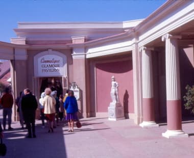 Side entrance to the Glamour Pavilion