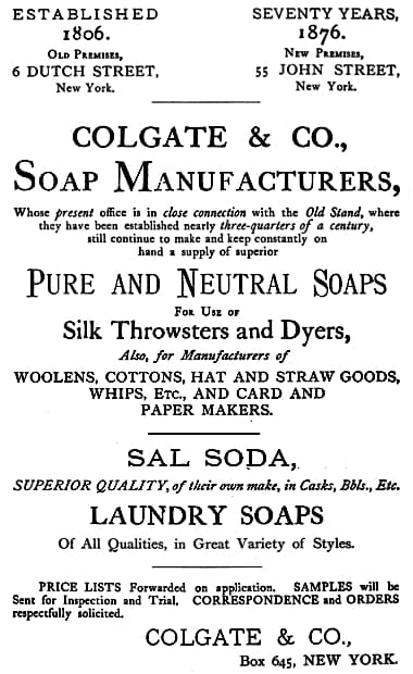 1876 Colgate and Co