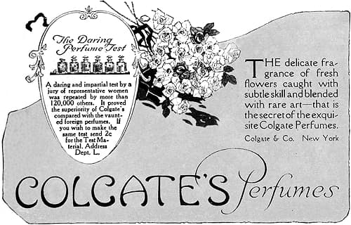 1917 Colgate Perfume Test