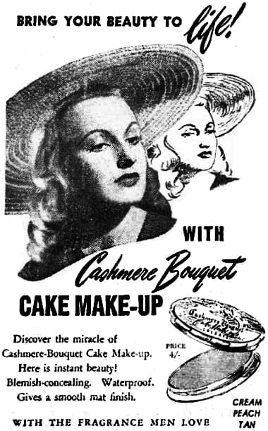 1950 Cashmere Bouquet Cake Make-up
