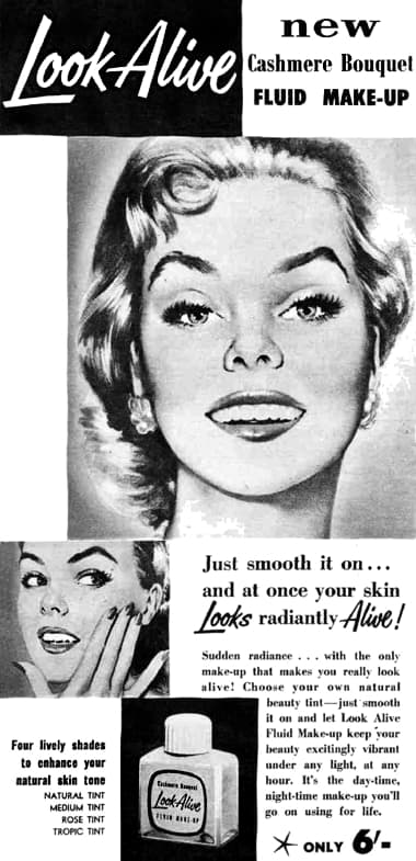1957 Cashmere Bouquet Look Alive Fluid Make-up