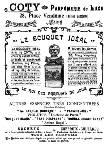 1902 Coty Le Bouquet Ideal