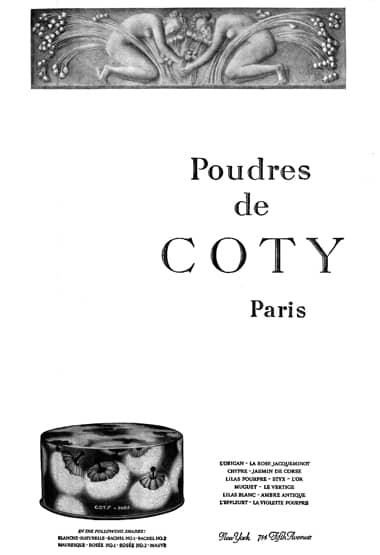 1921 Coty Face Powder