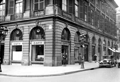 1929 Coty shop at 23 Place Vendome
