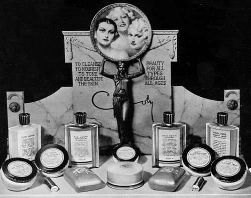 1936 Coty products sold in Britain