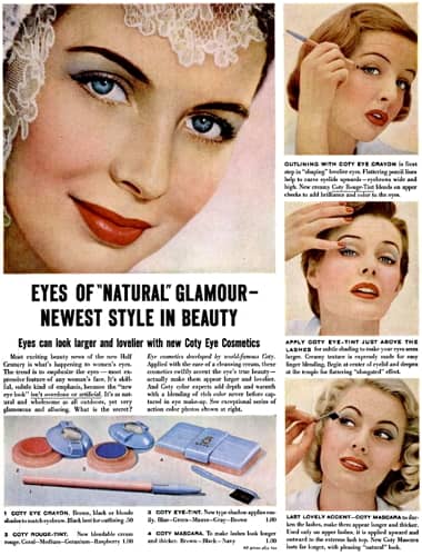 1950 Coty Cosmetics