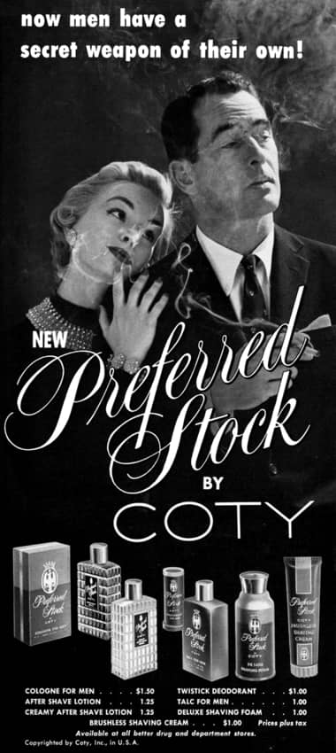 1955 Coty Preferred Stock