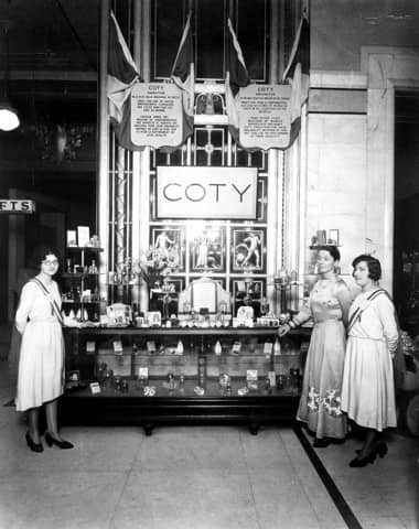Coty counter at Selfridges department store in London