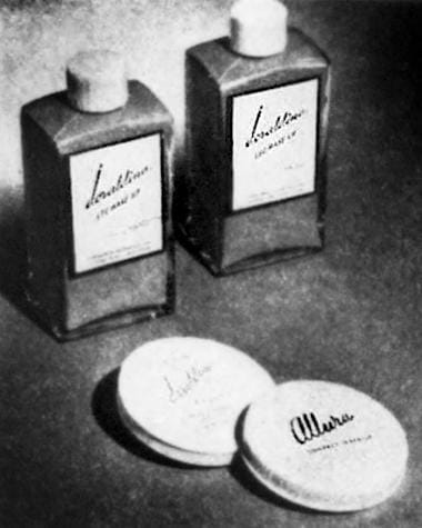 1943 Doraldina Leg Make-up and Allura Compact Make-up in new packaging