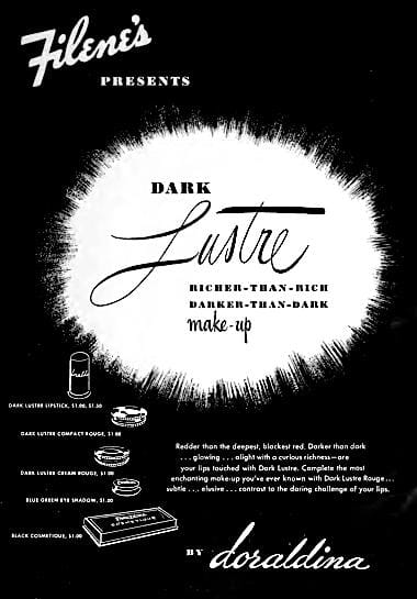 944 Doraldina Dark Lustre Make-up