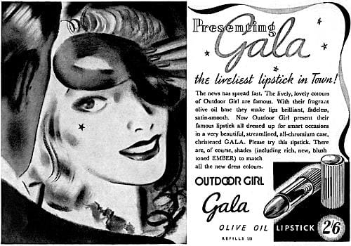 1939 Outdoor Girl Gala Lipstick