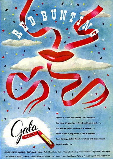 1946 Gala Red Bunting