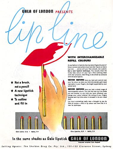 1949 Gala Lip Line