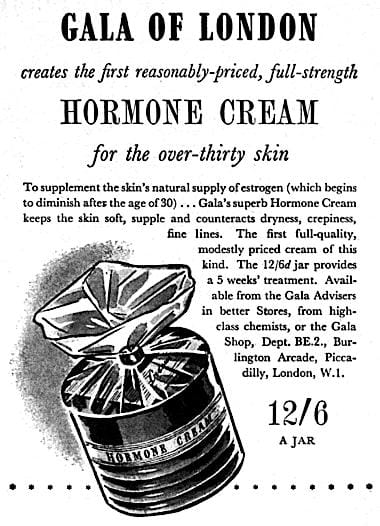 1952 Gala Hormone Cream