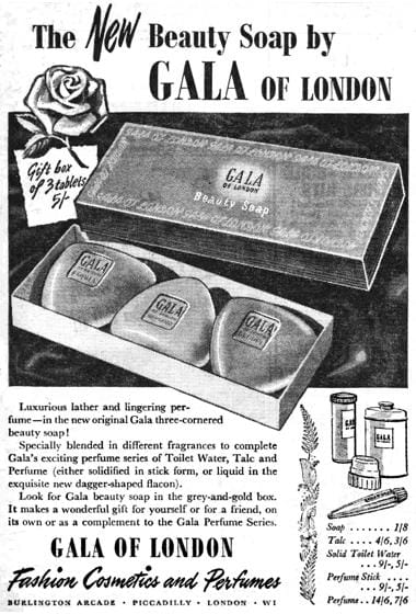 1953 Gala Beauty Soap