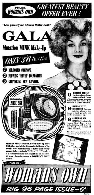 1960 Gala Mutation Mink Make-up