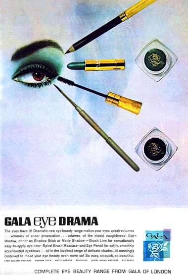 1965 Gala eye make-up