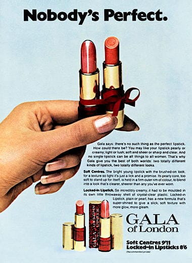 1969 Gala Soft Centre and Locked-In Lipsticks