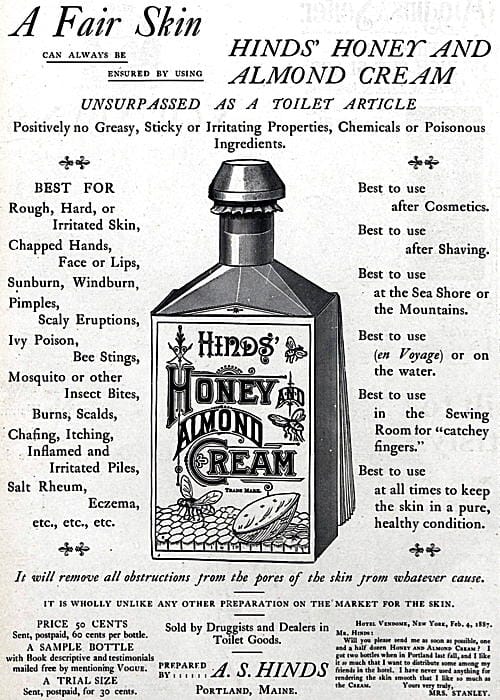1895 Hinds Honey and Almond Cream