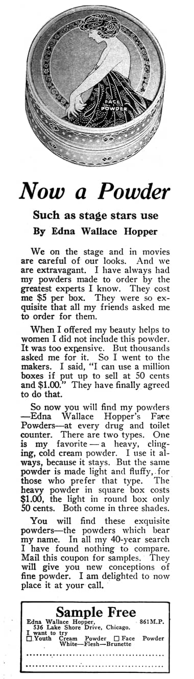1925 Edna Wallace Hopper