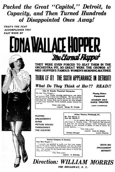 1926 Edna Wallace Hopper