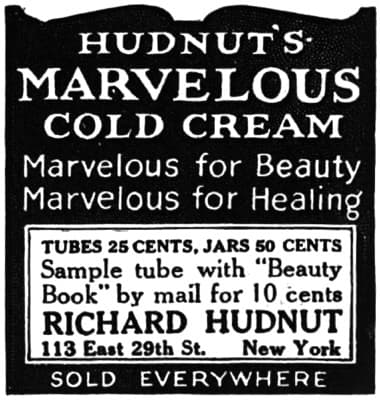 1916 Richard Hudnut Marvelous Cold Cream
