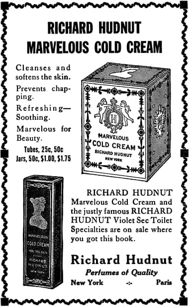 1917 Richard Hudnut Marvelous Cold Cream