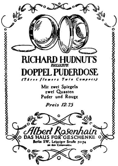 1925 Richard Hudnut Twin Compacts