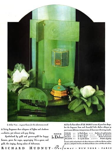 1928 Richard Hudnut Parfums Le Debut