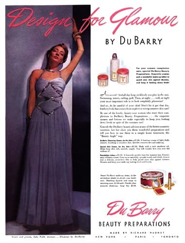 1939 Du Barry Beauty Preparations