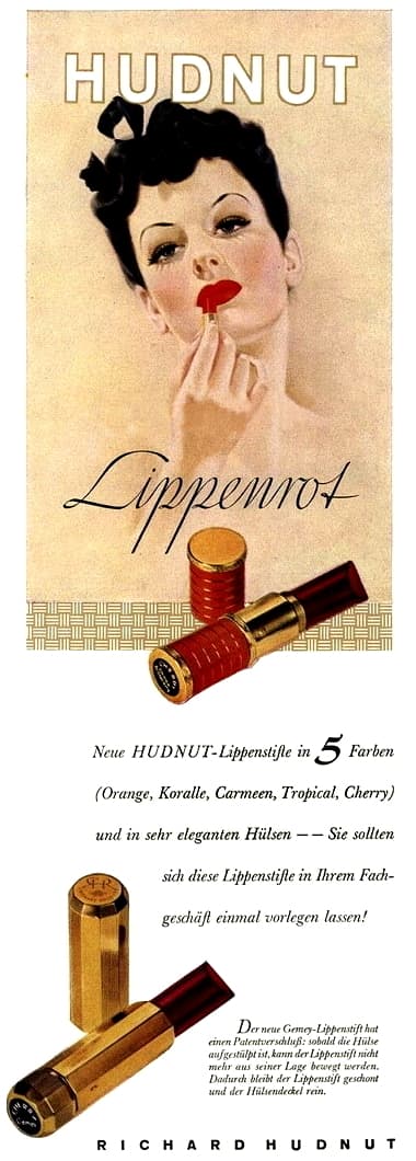 1939 Richard Hudnut Lipstick