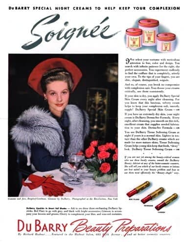 1940 Du Barry Beauty Preparations