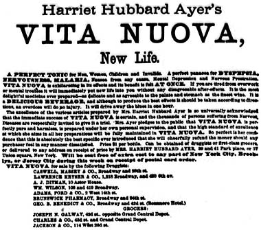 1887 Harriet Hubbard Ayer Vita Nuova
