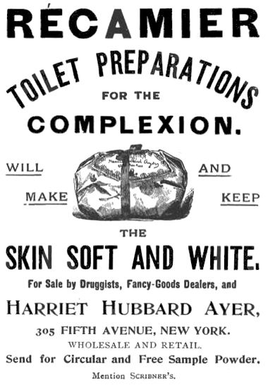 1893 Recamier Toilet Preparations