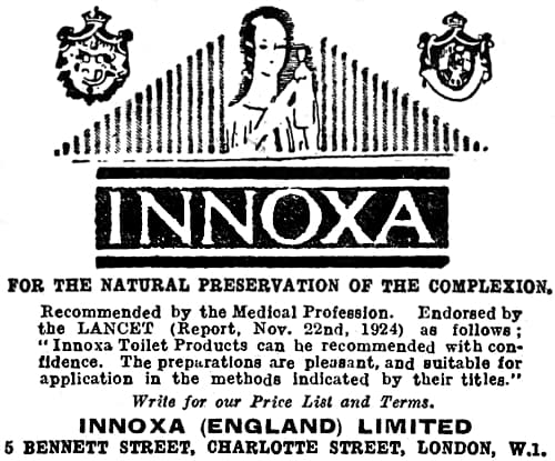 1927 Innoxa England Ltd