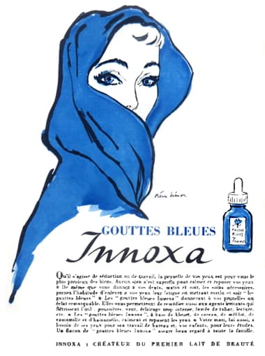 1953 Innoxa Gouttes Bleues