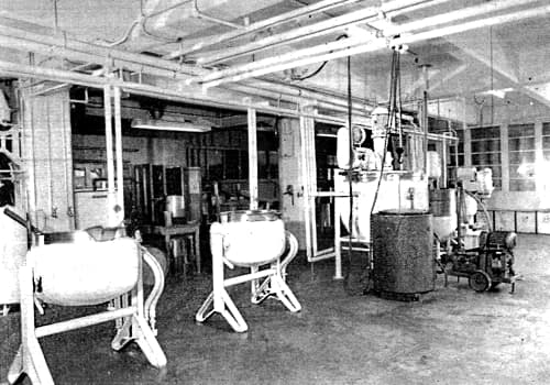 1962 Cream making plant in the Innoxa Factory