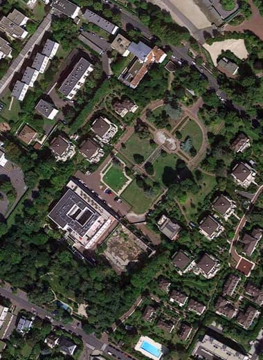 Google maps view of Garches