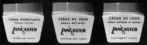1958 Lancaster skin creams