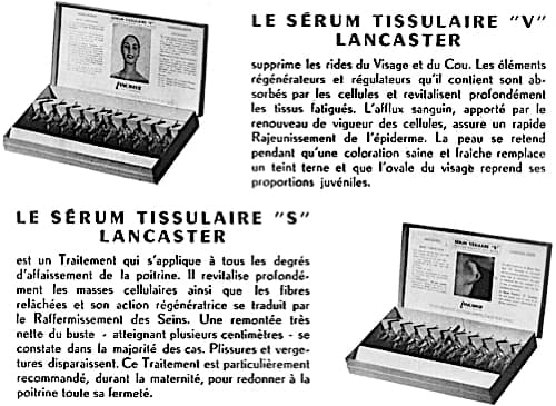 1958 Lancaster Serum Tissulaire V and S