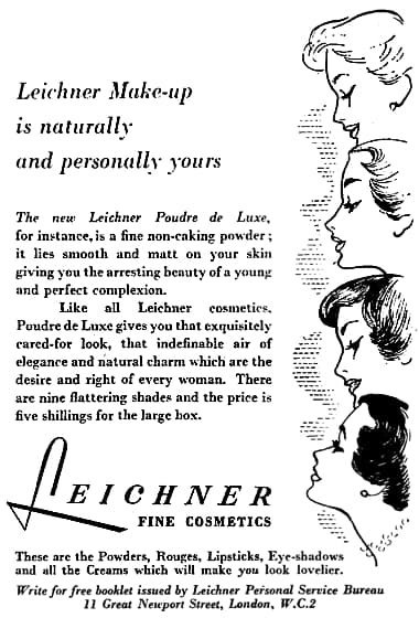1950 Leichner Fine Cosmetics