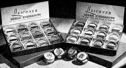 1955 Display units for Leichner Cream Eyeshadows