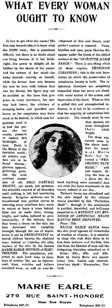 1910 Marie Earle 