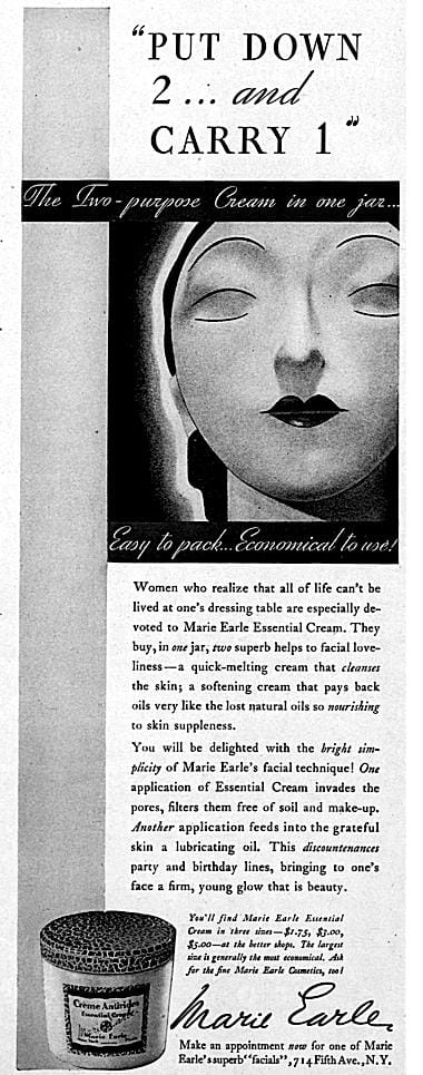 1939 Marie Earle Essential Cream