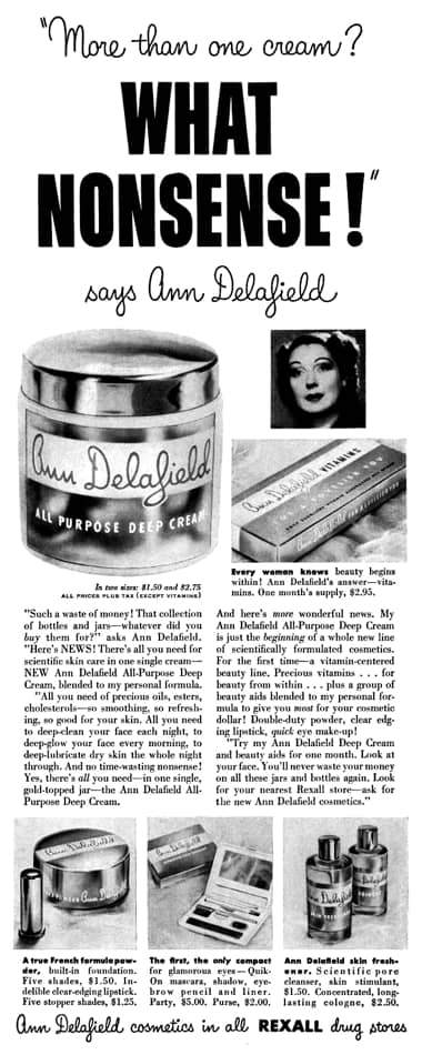 953 Ann Delafield cosmetics