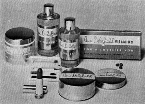 1953 Ann Delafield cosmetics