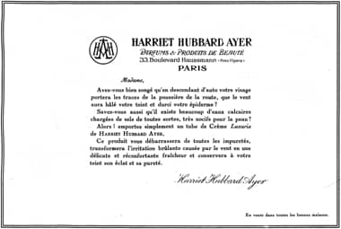 1924 Harriet Hubbard Ayer