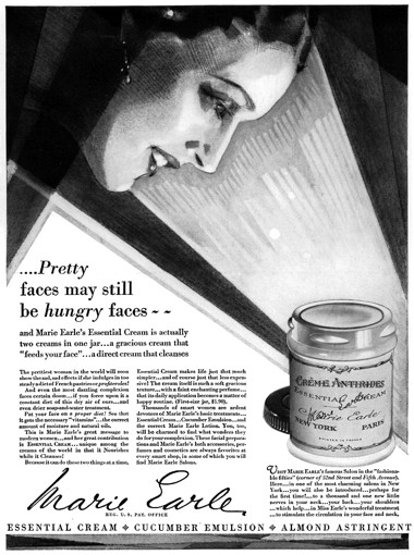 1928 Marie Earle Essential Cream