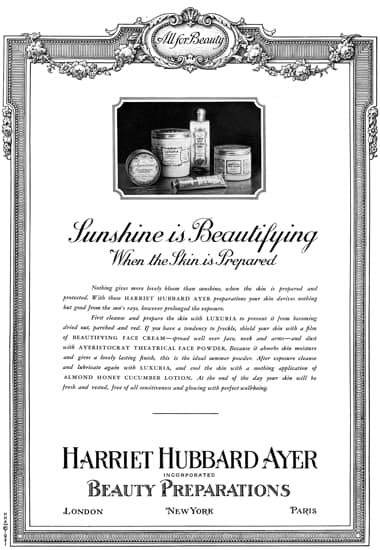 1931 Harriet Hubbard Ayer